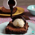BROWNIE C/ SORVETE E CALDA
