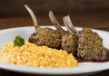 COSTELETA DE CORDEIRO C/ RISOTO DE ACAFRAO