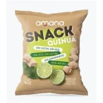 Snack Quinua Mini Folhado Limão Amana 40g Snack Quinua Mini Folhado Limão Amana 40g