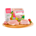 Sobrecoxa de Frango sem Pele sem Transgênico Congelado Oba Bem Querer 600g