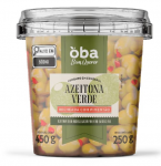 Azeitona Verde Recheada Com Pimentão Oba Bem Querer 250g