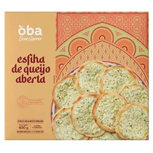 Esfiha Aberta de Queijo Oba Bem Querer 400g