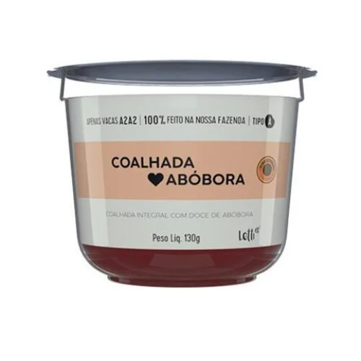 Coalhada Letti Integral com Abóbora 130g