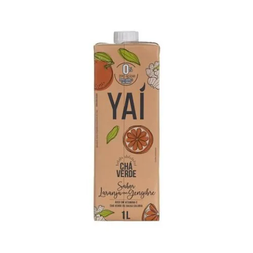 Chá Verde Laranja e Gengibre Yaí 1l