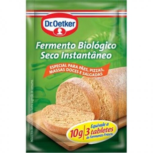 Fermento Biológico Dr Oetker Seco Instantâneo Sachê 10g