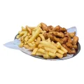 Por��o de Isca de Frango   � Milanesa c/ Fritas