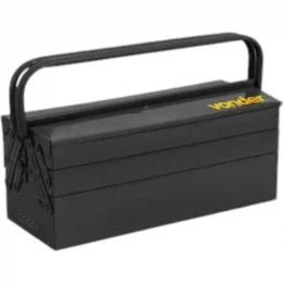 Caixa metlica sanfonada para ferramentas, com 5 gavetas, 50 cm x 19 cm x 20 cm, Vonder