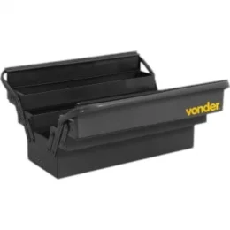 Caixa metlica sanfonada para ferramentas, com 5 gavetas, 50 cm x 19 cm x 20 cm, Vonder