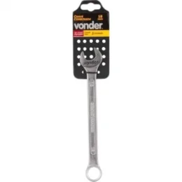 Chave combinada 18 mm, ao cromo vandio, reta, Vonder