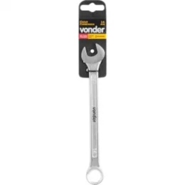 Chave combinada 14 mm, ao cromo vandio, reta, Vonder