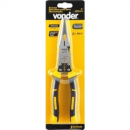 Alicate bico meia-cana reto 9