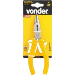 Alicate bico meia-cana reto 6