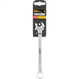 Chave combinada 11 mm, ao cromo vandio, reta, Vonder