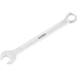 Chave combinada 12 mm, ao cromo vandio, reta, Vonder