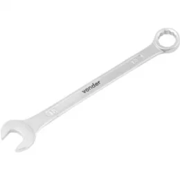 Chave combinada 13 mm, ao cromo vandio, reta, Vonder
