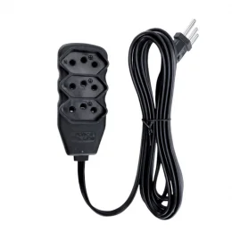 Extenso Slim 3 tomadas 10mts - 3 X 0,75mm  Force Line