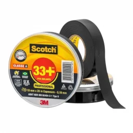 Fita Isolante 20mts Preto 19MM Scotch 33+ 3M