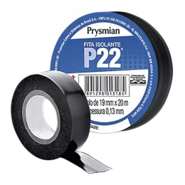 Fita Isolante 20M 19MM 20M P22 Prysmian Preto
