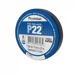 Fita Isolante 20M 19MM 20M P22 Prysmian Preto