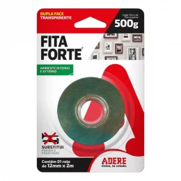 Fita Dupla Face 12mm 2m FITA FORTE
