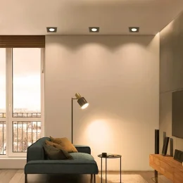 Spot Led Embutir Quad 7W Preto