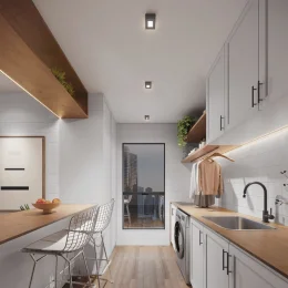 Spot Led Sobrepor Quad 5W Preto