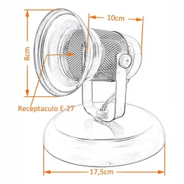 Spot Tubolar Tela Branco 1L