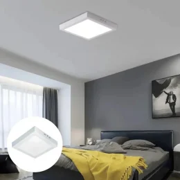 Led Plafon Sobrepor Quadrado 24W Branco