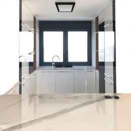 Led Plafon Sobrepor Quadrado 18W Preto