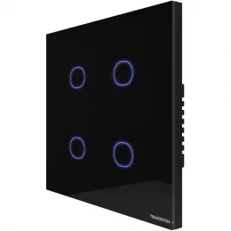 Interruptor Onne Touch Smart 4x4 Tramontina Preto com 4 Canais