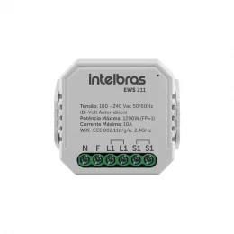 Interruptor Control de Cargas Wi-Fi 1 EWS 211 Intelbras