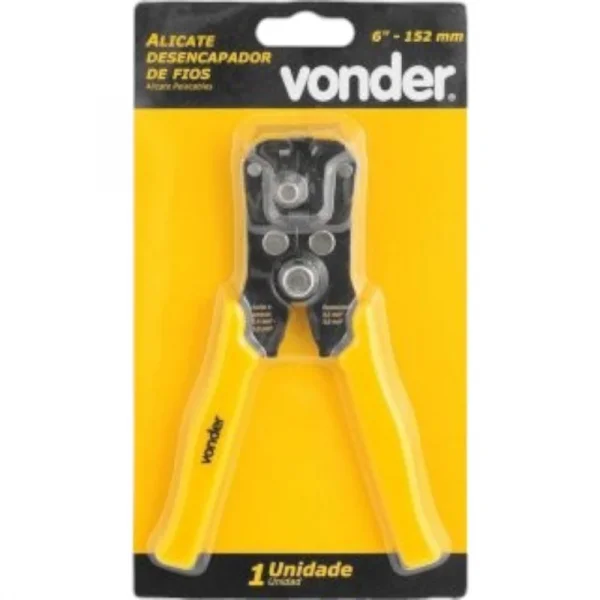 Alicate desencapador de fios, 6'' - 152 mm, Vonder