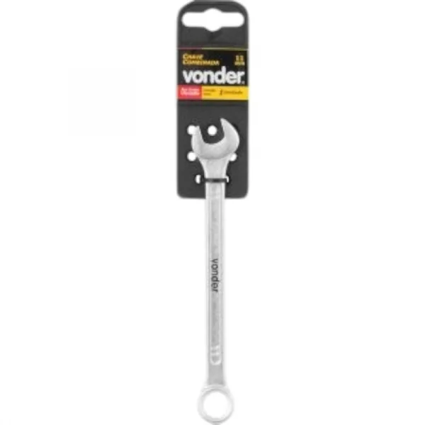 Chave combinada 11 mm, ao cromo vandio, reta, Vonder