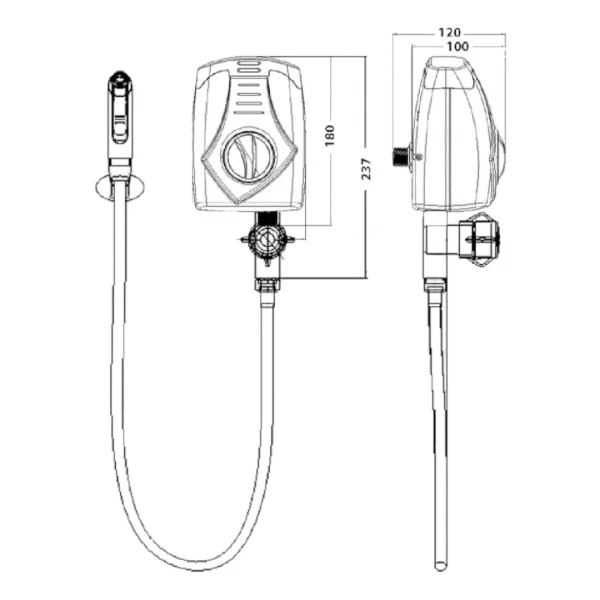 Ducha Higiênica Elétrica 3T 220V Lorenzetti
