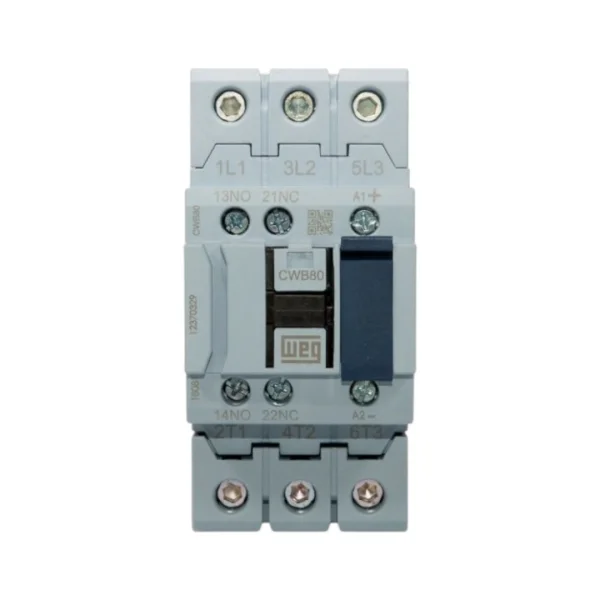 Contator Weg 220V 80A Tripolar 1NA 1NF CWB80-11-30D23