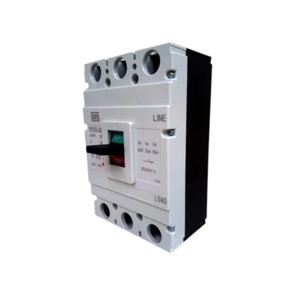 Disjuntor Caixa Moldada Weg 500A DWP630L 35kA Tripolar