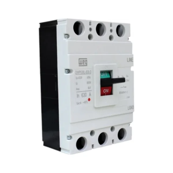 Disjuntor Caixa Moldada Weg Tripolar 630A DWP630L-630-3