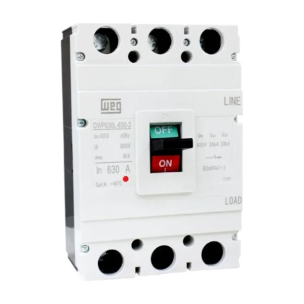 Disjuntor Caixa Moldada WEG 800A Tripolar DWP800L-800-3