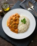 Strogonoff de frango com arroz (400g)