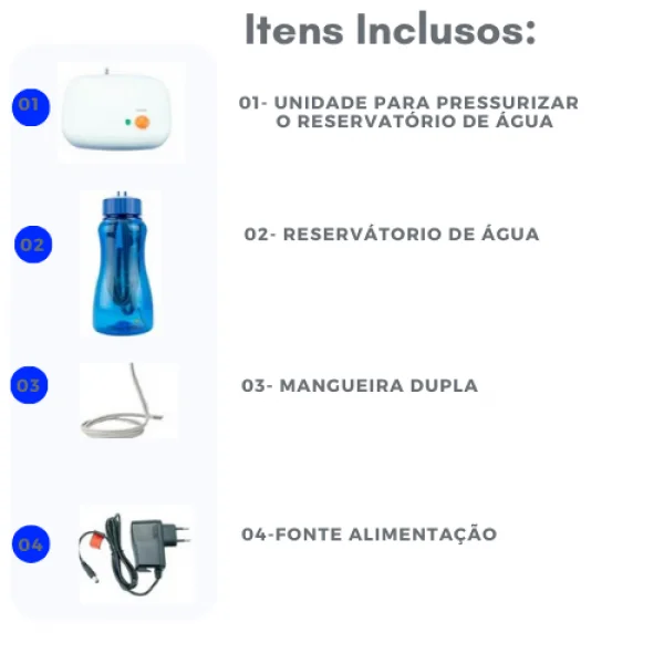 Ultrassom Eltrico Easy Sonic Bivolt  + Garrafa pressurizada- Gnatus