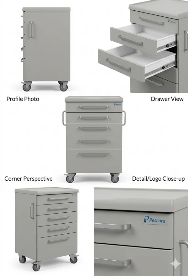 Gaveteiro m�vel c/ 5 gavetas em MDF