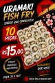 URAMAKI FISH FRY 8 PE�AS