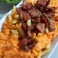 BATATA PALITO COM BACON E CHEDDAR - MEIA