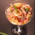 CEVICHE DE SALMO & CAMARO