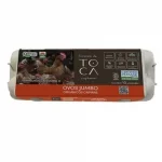 Ovos Vermelho Caipira Fazenda da Toca Org�nica Jumbo 10 Unidades