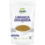 Semente de Linha�a Dourada Org�nica Vitalin Embalagem 120g