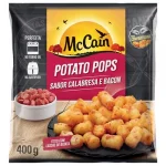 Batata Pr�-Frita Potato Pops Congelada Sabor Calabresa e Bacon Mccain 400g