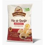 P�o de Queijo Recheado Goiaba sem Gl�ten Casa Mineira 400g