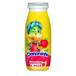 Iogurte L�quido Sabor Banana e Ma�� Danoninho 100g
