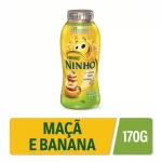 Iogurte L�quido Sabor Ma�� e Banana Nestl� Ninho 170g